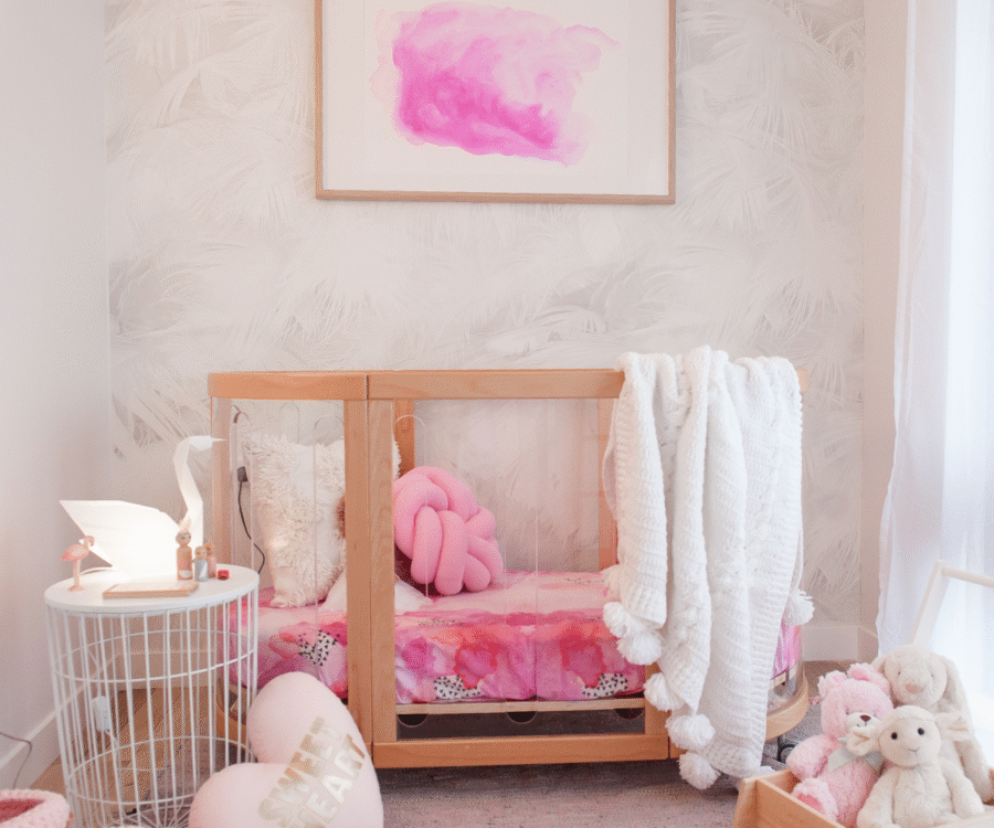 Babyhood Sova 5-in-1 clear baby cot - Count & Countess