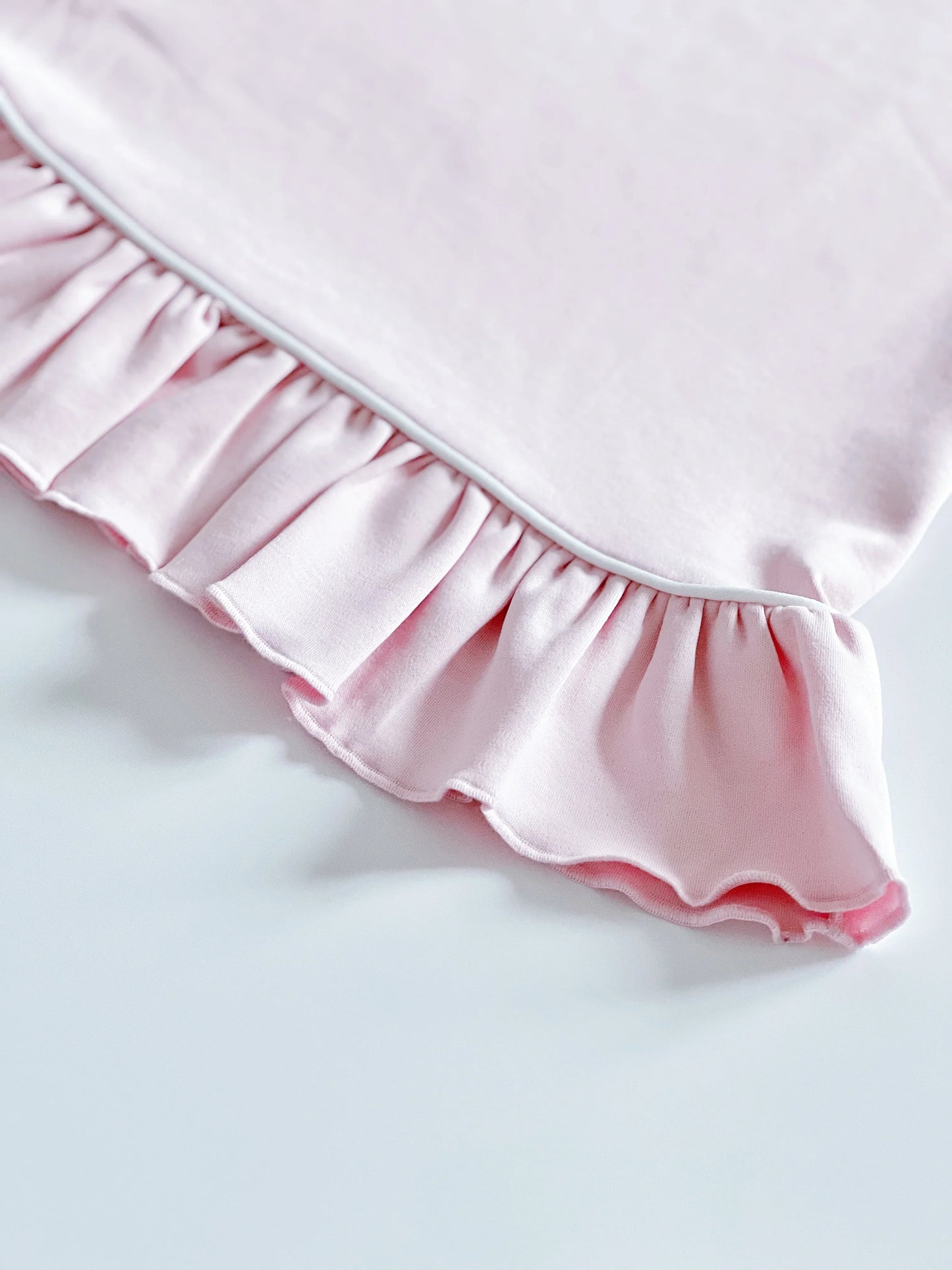 Pima Cotton Girl's Sleep Dress - Ballet Pink