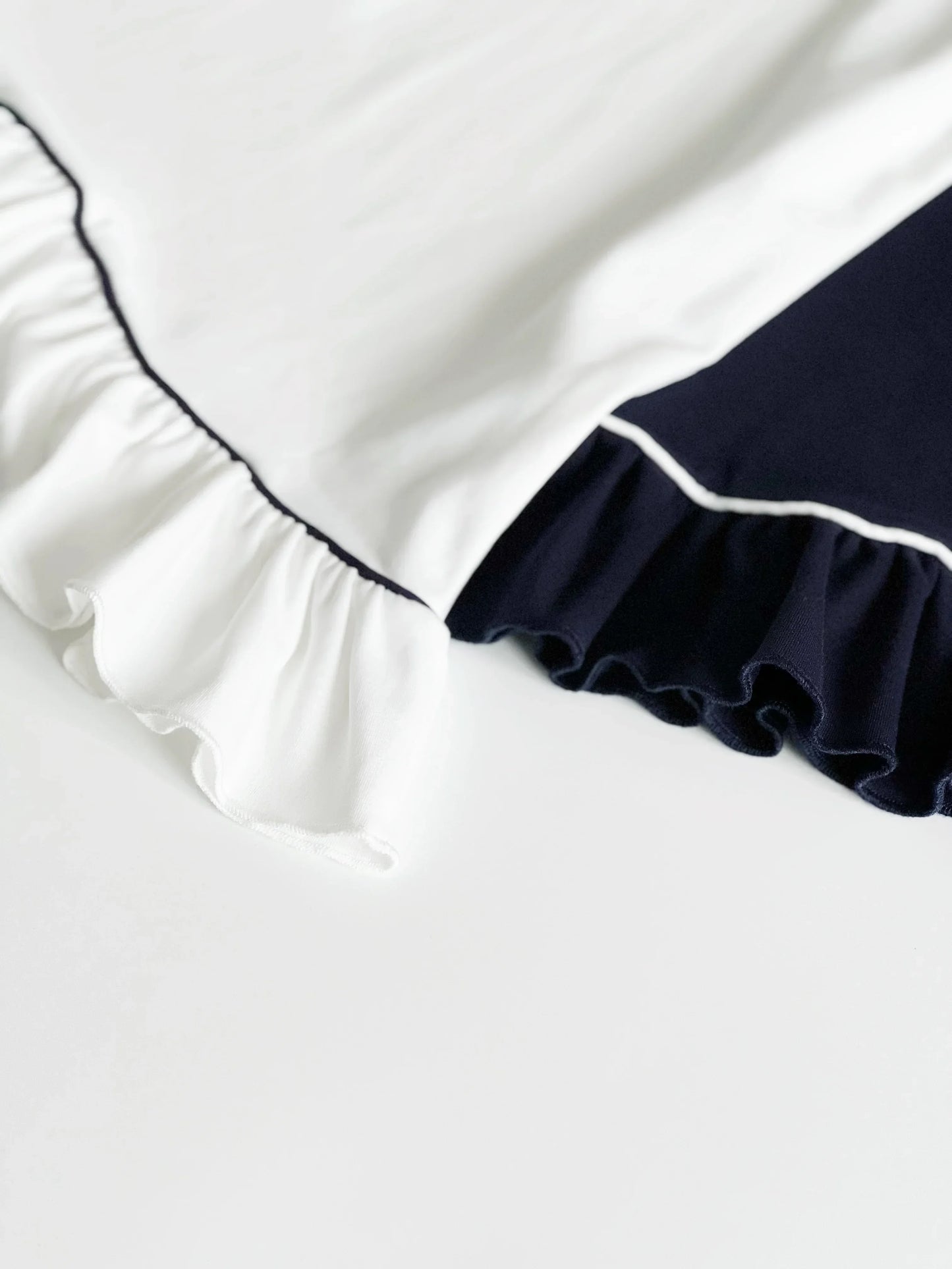 Pima Cotton Girl's Sleep Dress - Urban Navy