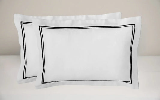 Egyptian Cotton Baby Boudoir Sham Pillow-Symphony Blue