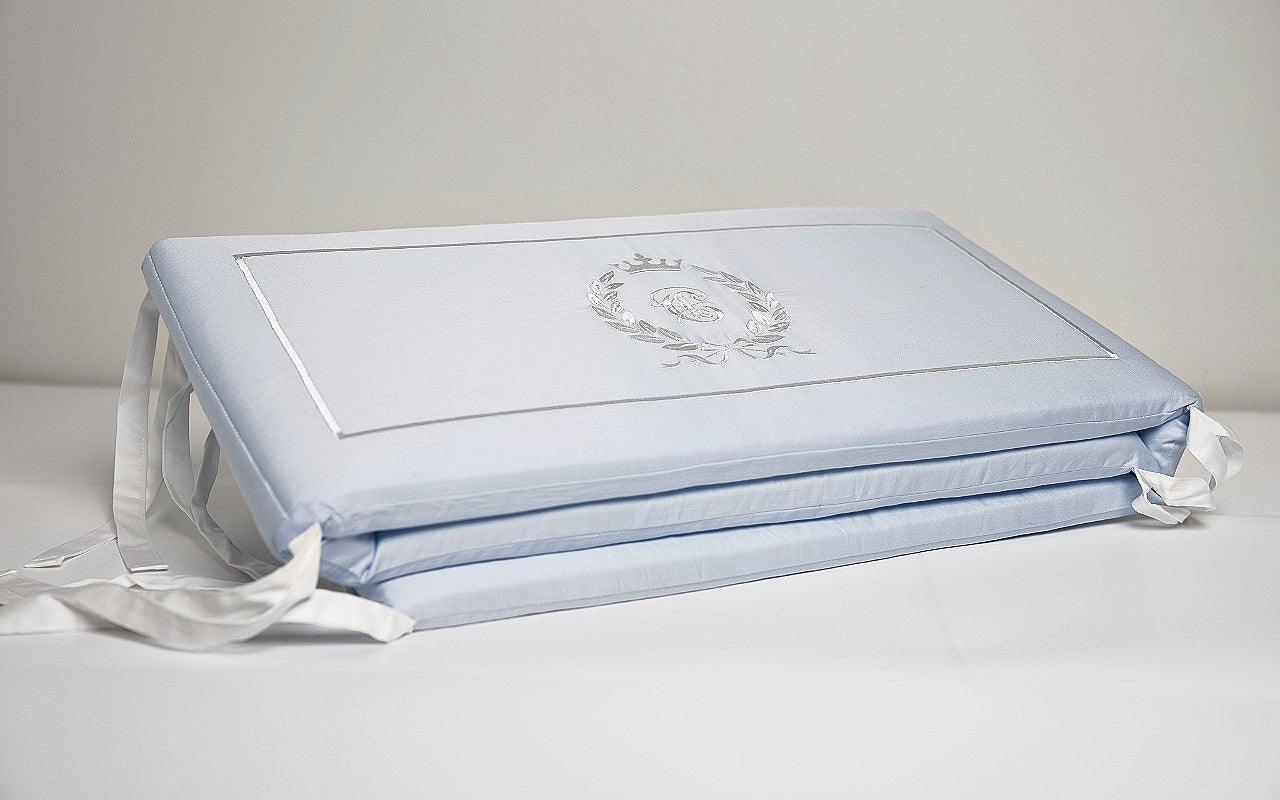 The Egyptian Cotton Nursery Collection Baby Bedding Set - Dreamy Blue - Count & Countess