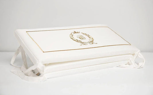 Cot Bumpers for baby cot made from 100% Egyptian Cotton