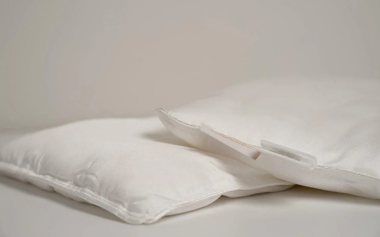 Luxury Egyptian Cotton Boudoir Sham Mulberry Silk Pillow - Dreamy Blue - Count & Countess