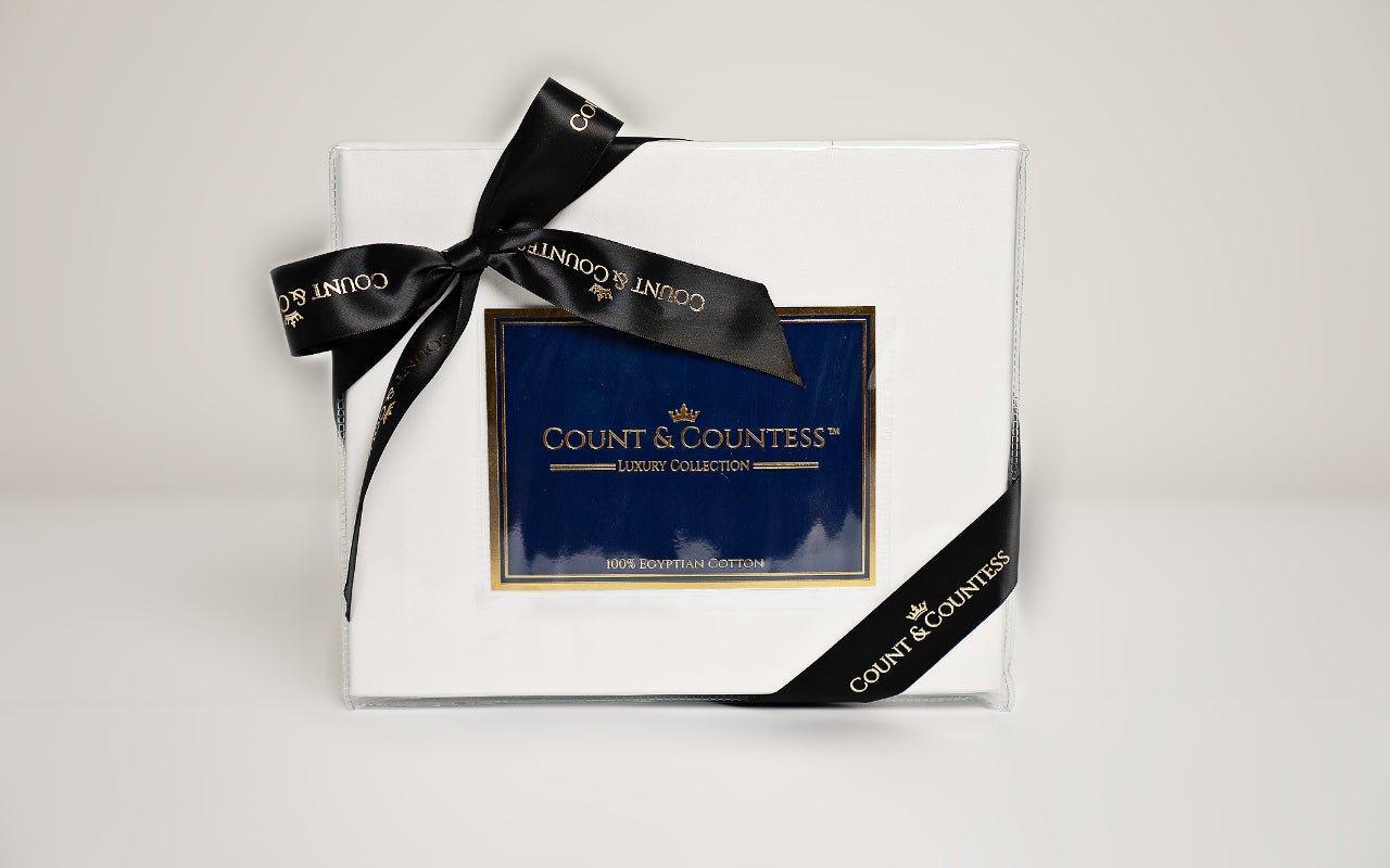 The Egyptian Cotton Nursery Collection Baby Bedding Set - Platinum White - Count & Countess