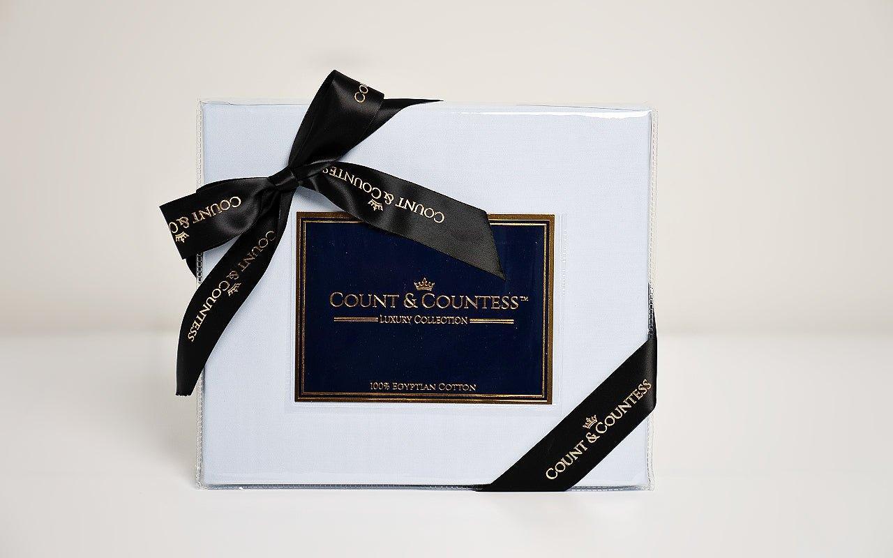 The Egyptian Cotton Nursery Collection Baby Bedding Set - Dreamy Blue - Count & Countess