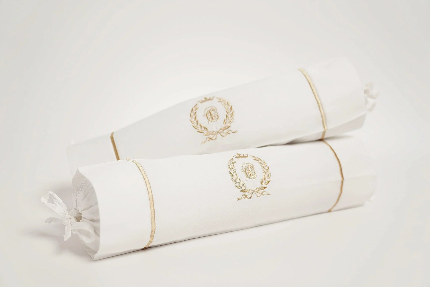 Egyptian Cotton Baby Traversin Bolster Set (Set of 2) - Count & Countess