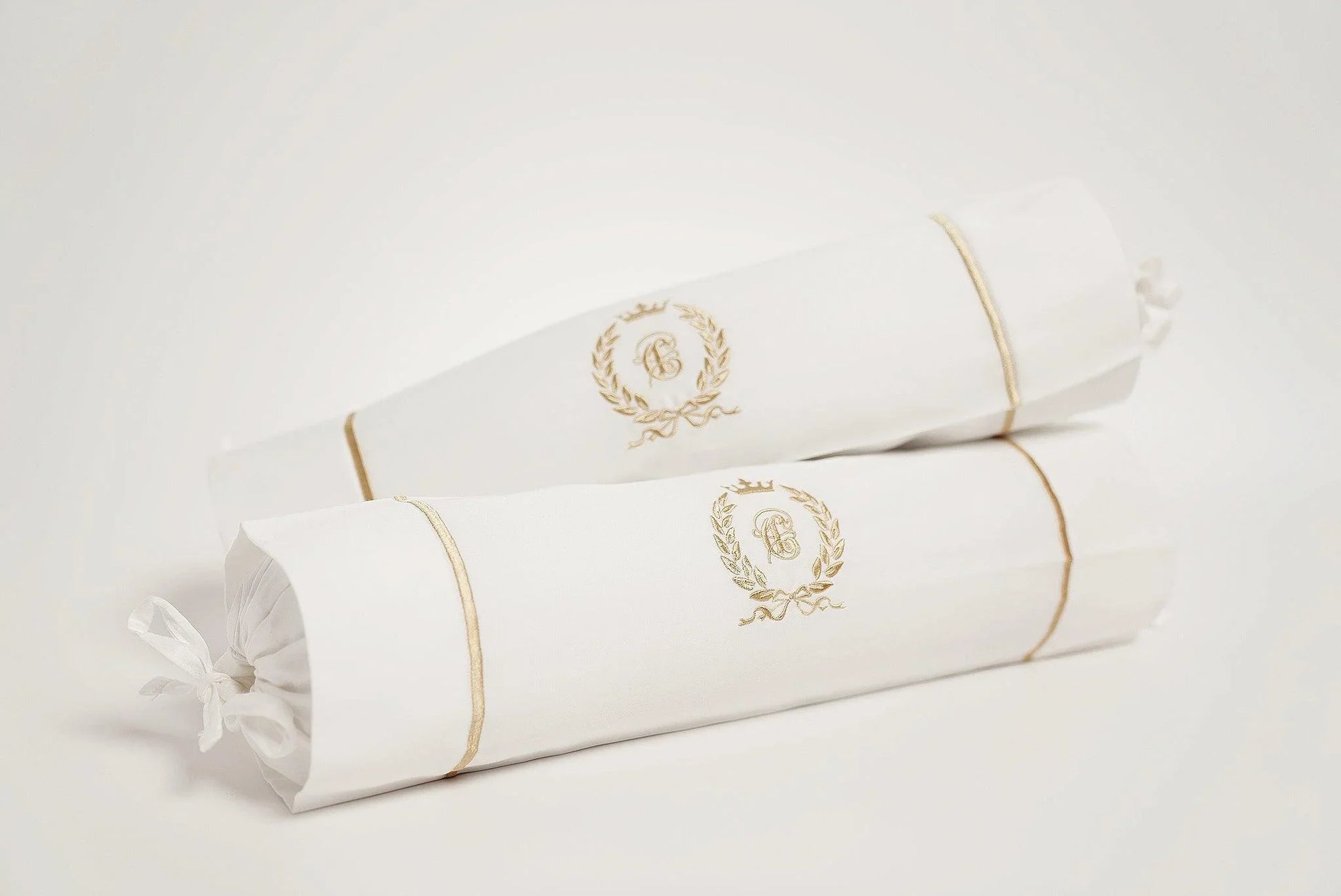 Egyptian Cotton Baby Traversin Bolster Set (Set of 2) - Count & Countess