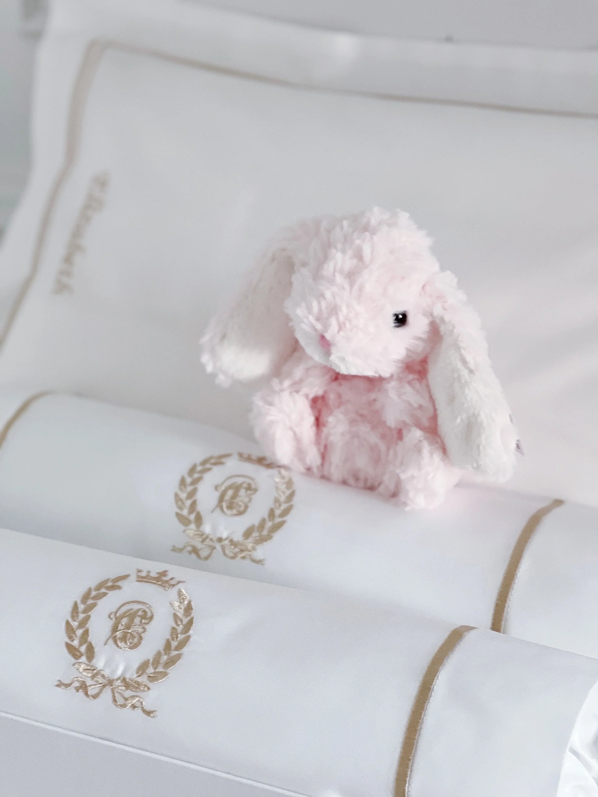Jellycat Yummy Bunny Pastel Pink Baby Gift Set with name customisation - Count & Countess Baby Beddings & Gifts