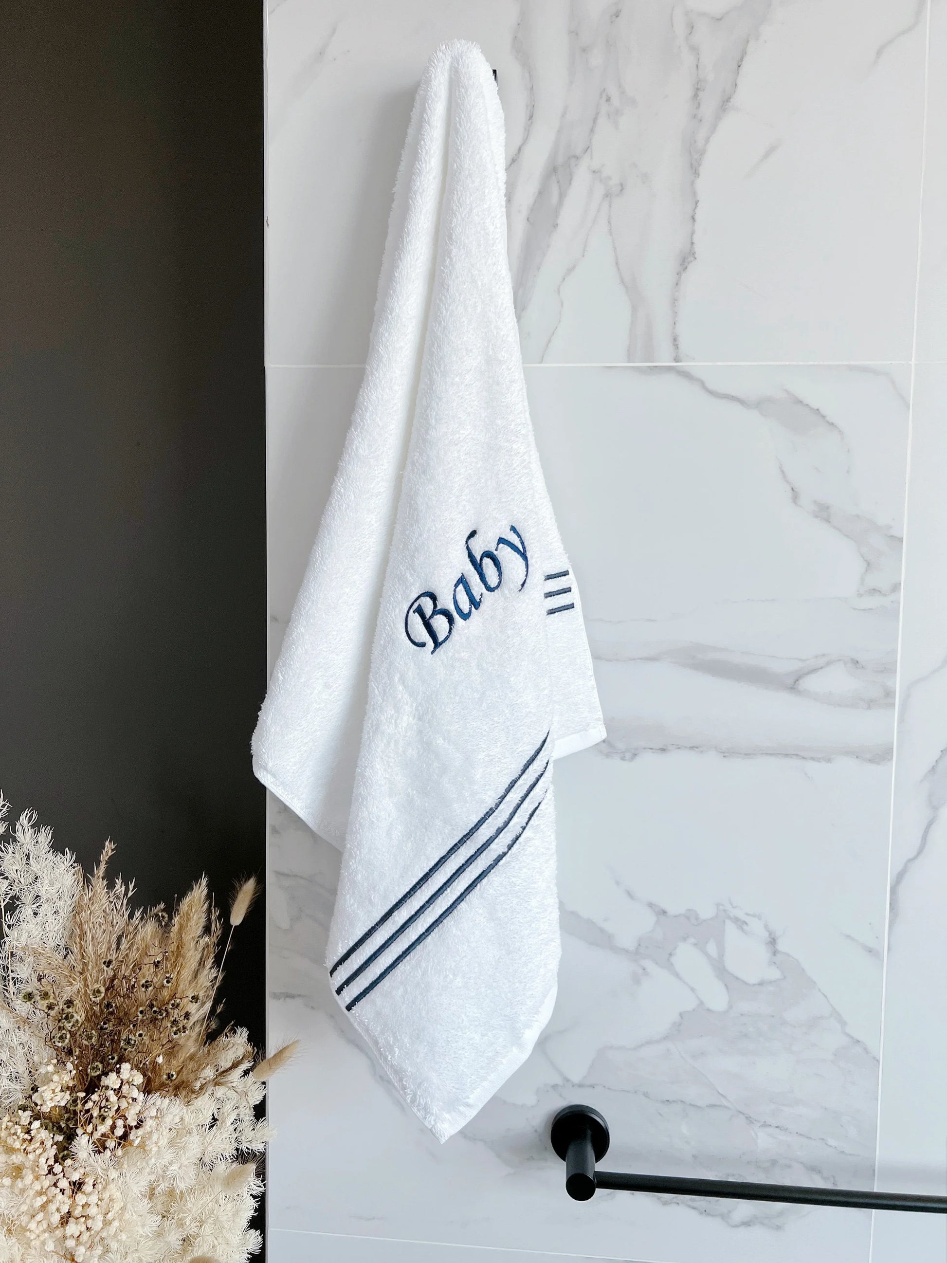 100% Cotton Baby Towel with personalization