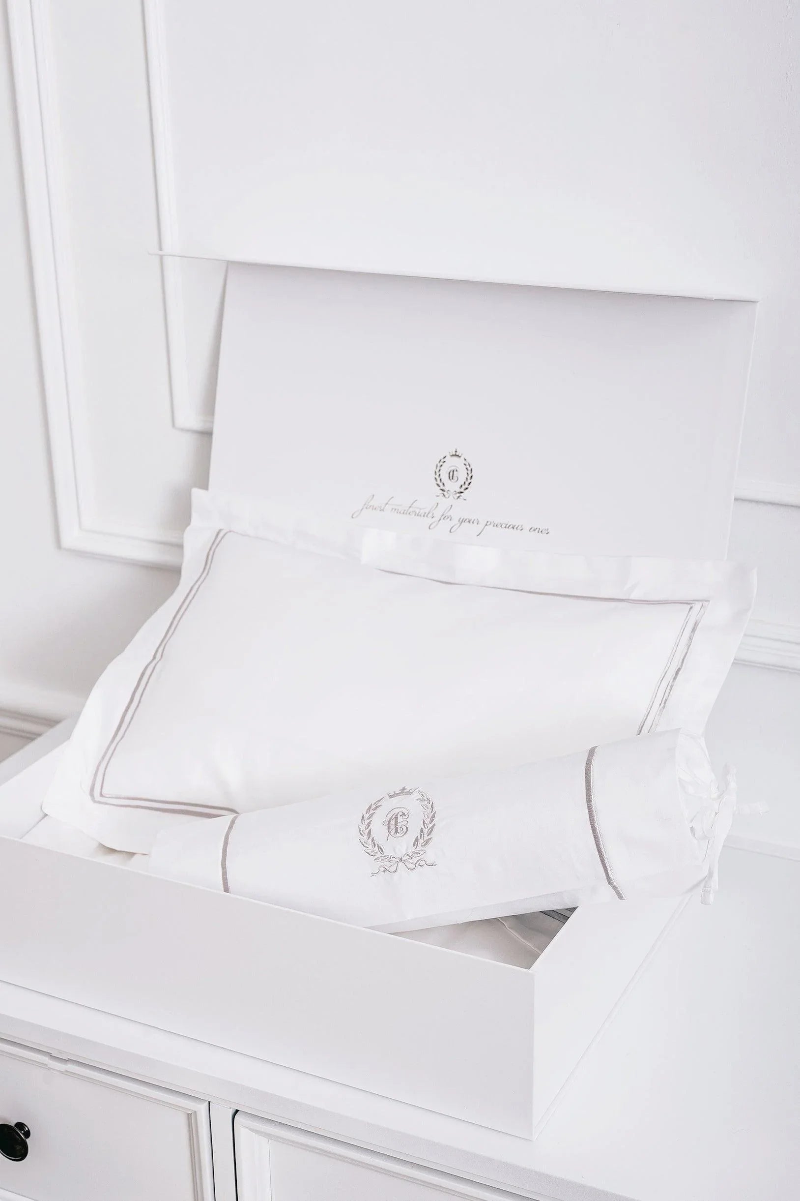 Best Baby Nursery Beddings in White Egyptian Cotton