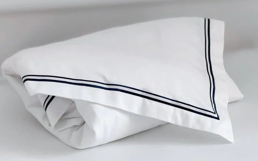 Luxury Egyptian Cotton Mulberry Silk Baby Duvet - Symphony Blue - Count & Countess