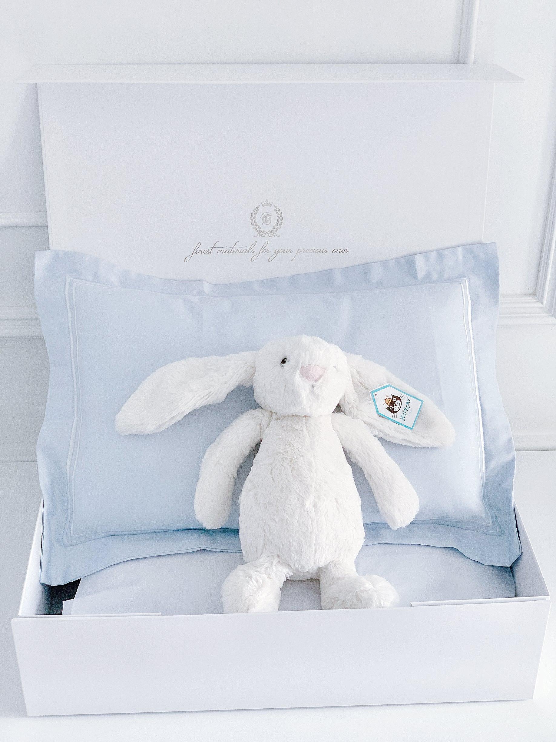Boudoir Sham Pillow Baby Gift Set - Dreamy Blue - Count & Countess