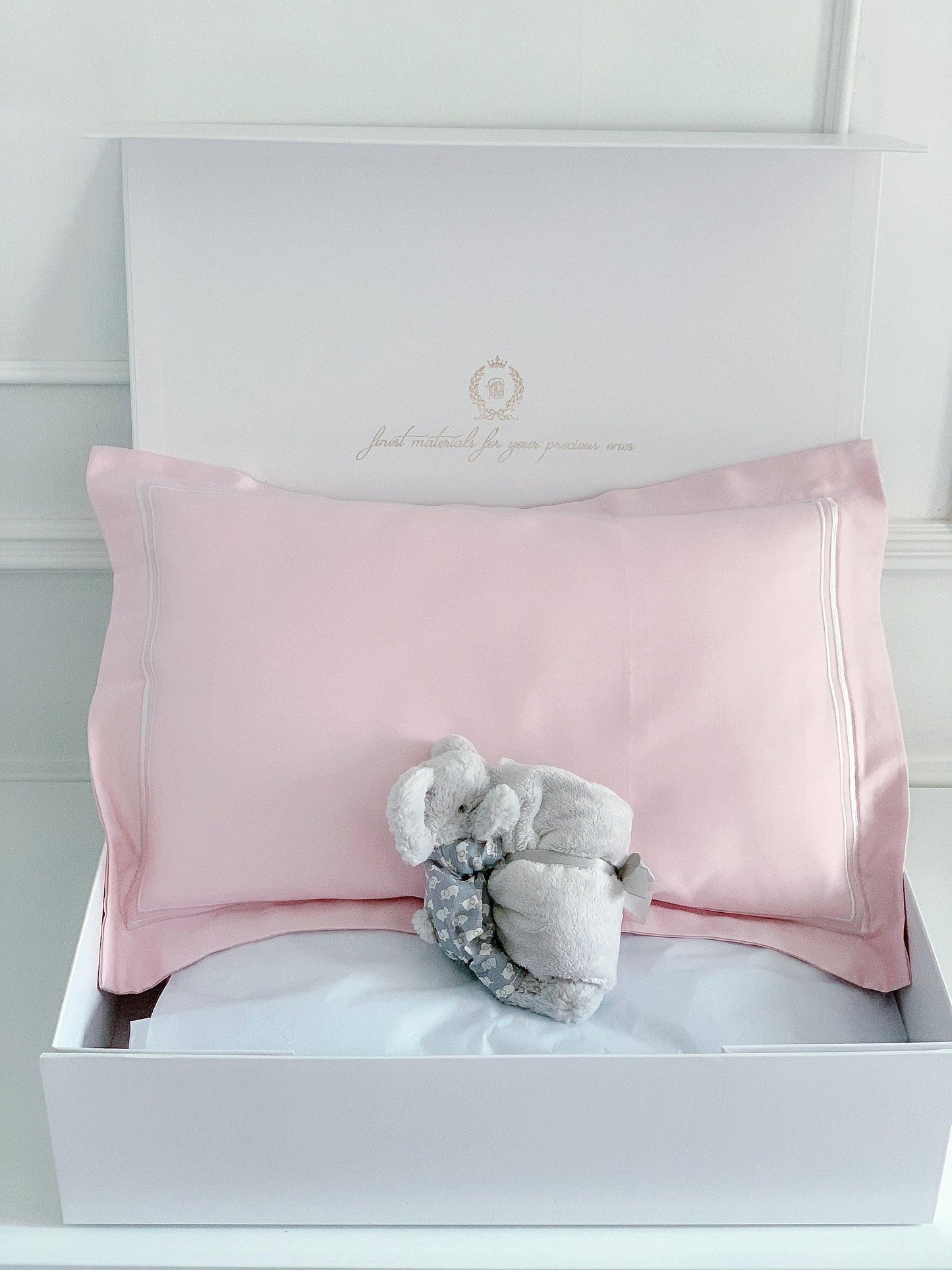 Boudoir Sham Pillow Baby Gift Set - Cradle Pink - Count & Countess
