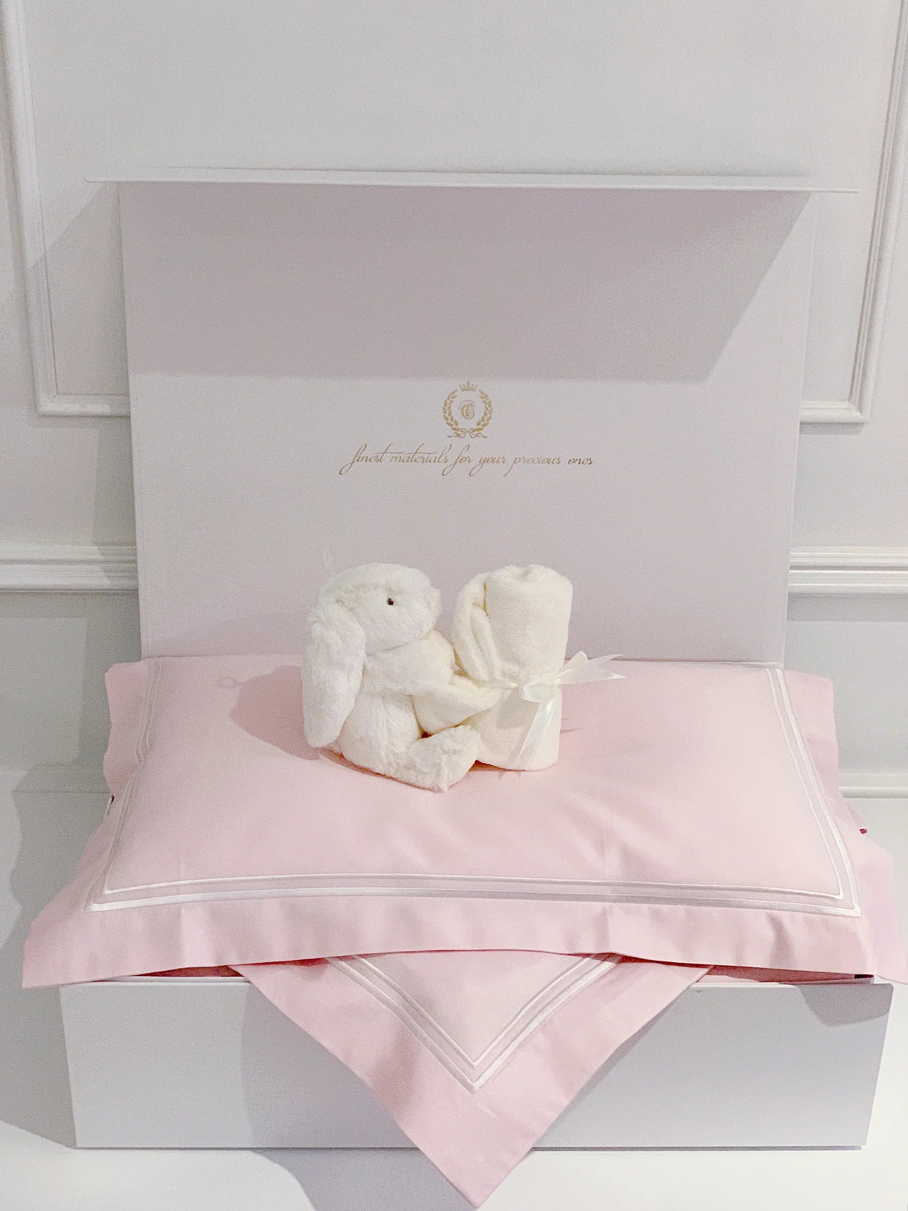 Best Newborn Baby Gift Sets for baby girl with Jellycat Cream Bunny Soother