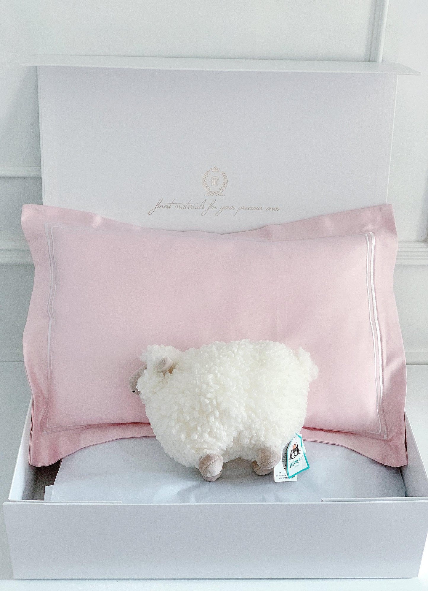 Boudoir Sham Pillow Baby Gift Set - Cradle Pink - Count & Countess