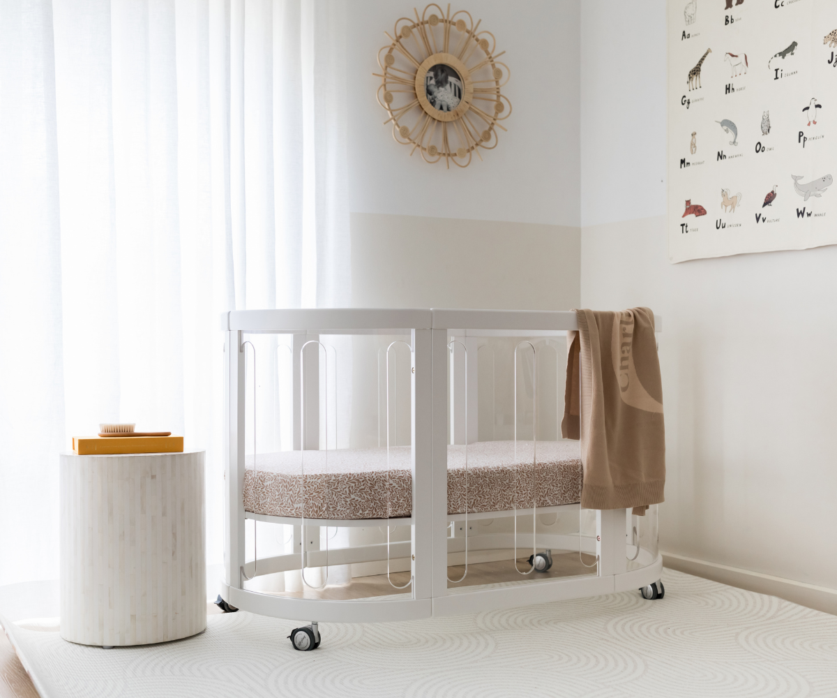 Babyhood Sova Cot 5-in-1 Clear