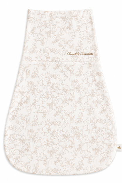 Baby Swaddle Bag - Toile De Jouy Blush