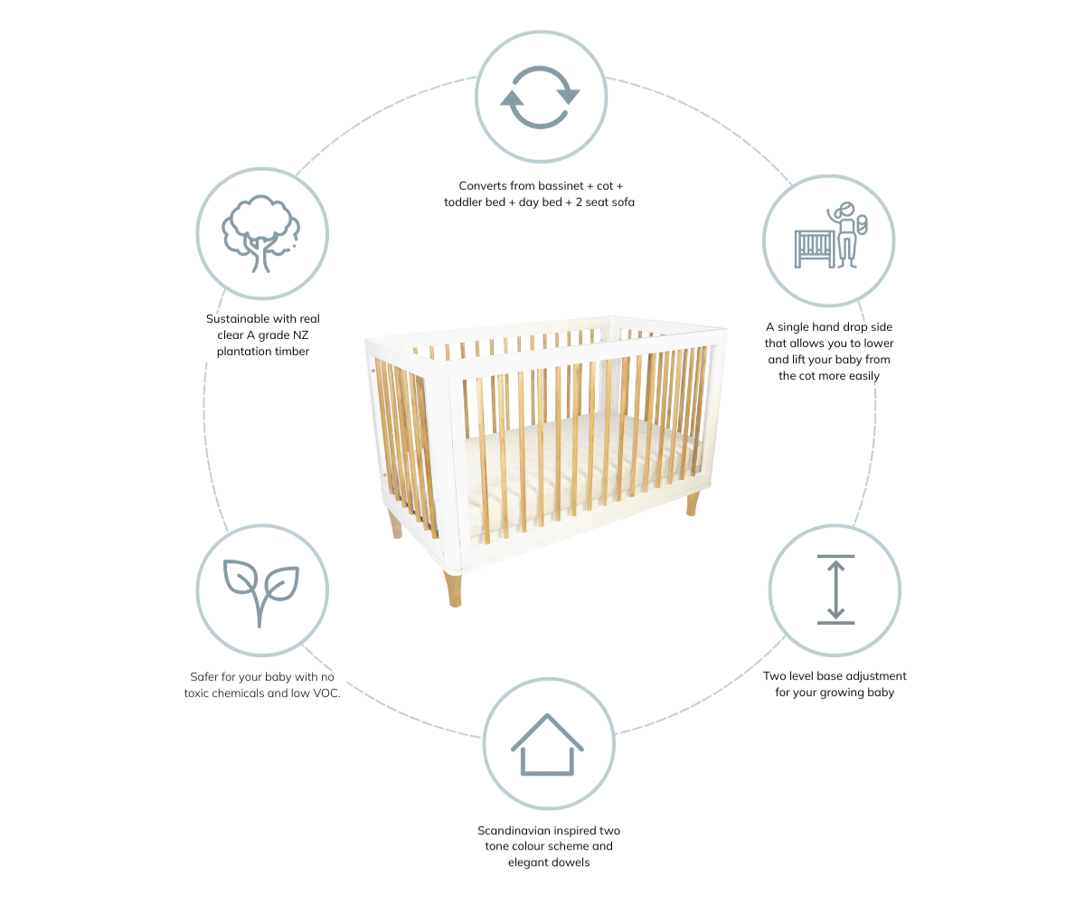 Babyhood Riya Cot
