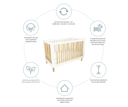 Babyhood Riya Cot