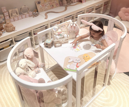 Babyhood Sova Cot 5-in-1 Clear