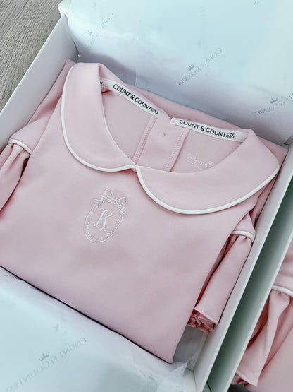 Pima Cotton Girl's Sleep Dress - Ballet Pink