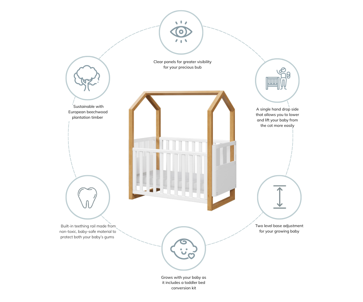 Babyhood Kaylula Mila Cot