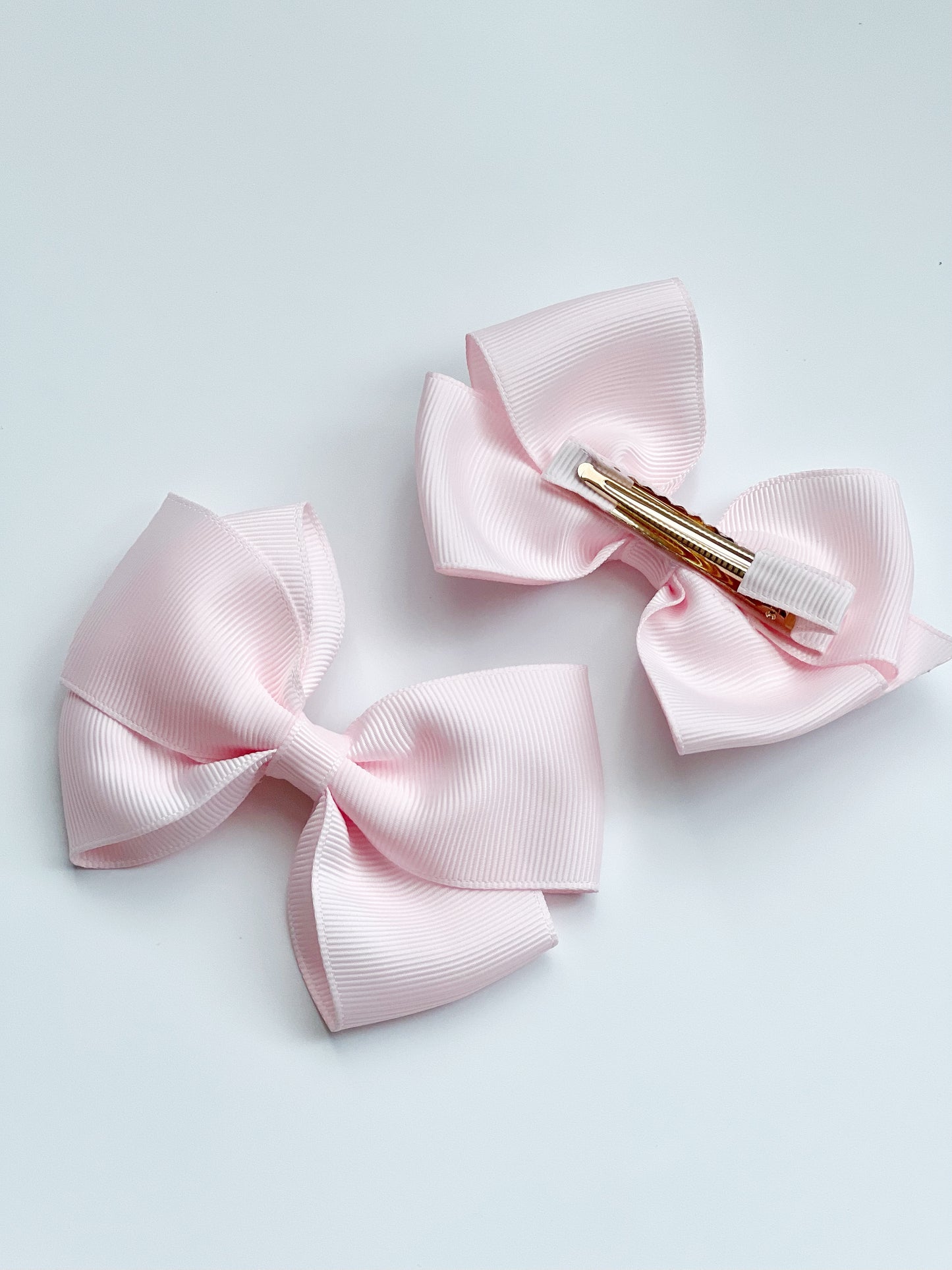 Girl's Hair Bow in Baby Pink