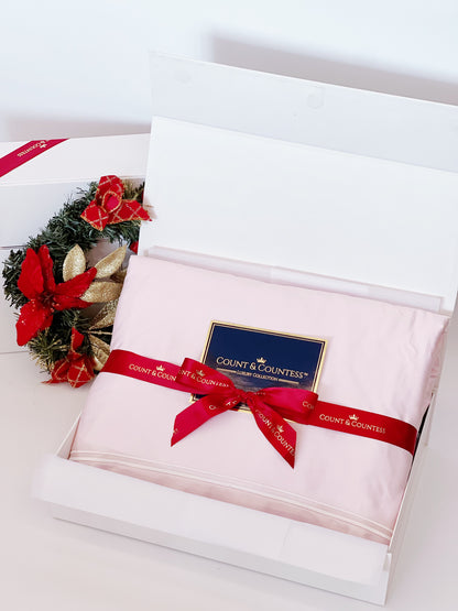 Festive Baby Duvet Gift Box - Cradle Pink