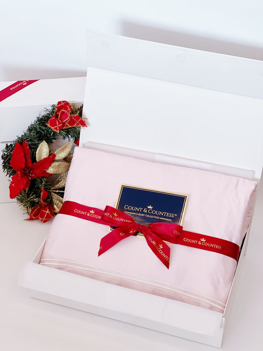 Festive Baby Duvet Gift Box - Cradle Pink
