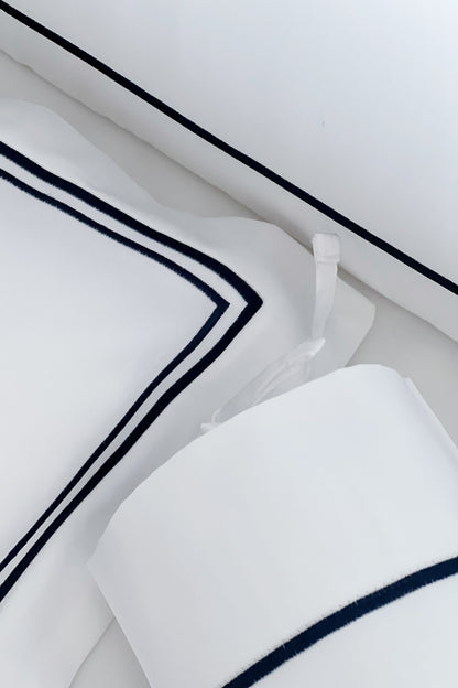 Egyptian Cotton Baby Boudoir Sham Pillow-Symphony Blue
