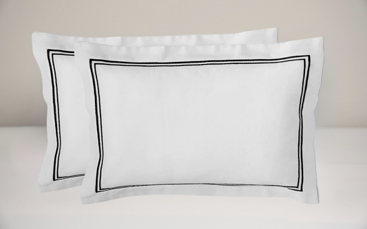 Egyptian Cotton Baby Boudoir Sham Pillow-Symphony Blue