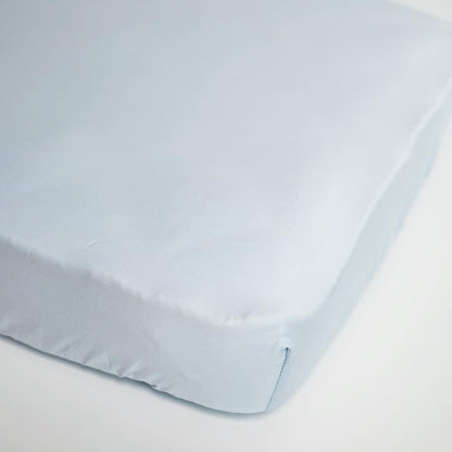 Egyptian Cotton Baby Cot Fitted Sheet - Dreamy Blue (Set of 2) - Count & Countess