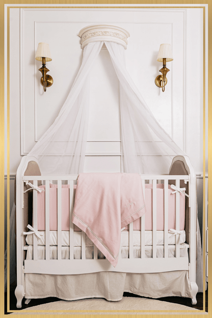 Best Baby Girl Nursery Bedding in Pink with personalisation