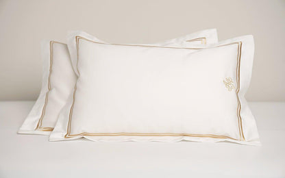 Egyptian Cotton Baby Boudoir Sham Pillow-Royal White - Count & Countess