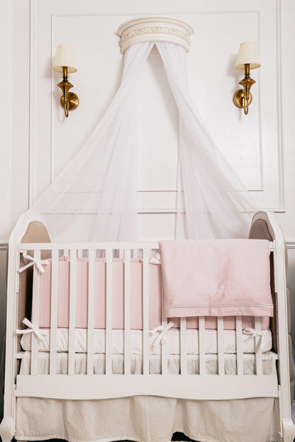 The Egyptian Cotton Nursery Collection Baby Bedding Set - Cradle Pink - Count & Countess