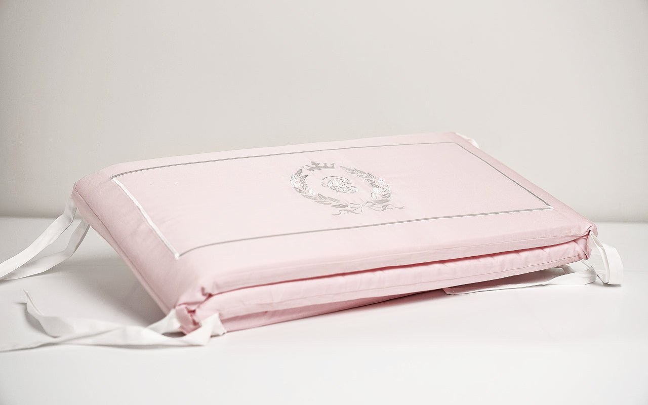 The Egyptian Cotton Nursery Collection Baby Bedding Set - Cradle Pink