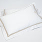 Egyptian Cotton Baby Boudoir Sham Pillow-Royal White