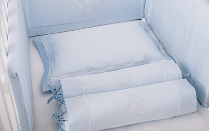 Egyptian Cotton Baby Pillow & Bolsters Set - Dreamy Blue - Count & Countess