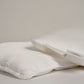 Luxury Egyptian Cotton Boudoir Sham Mulberry Silk Pillow - Royal White