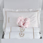 Jellycat Bashful Pink Bunny Soother Baby Gift Set with name customisation - Count & Countess Baby Beddings & Gifts