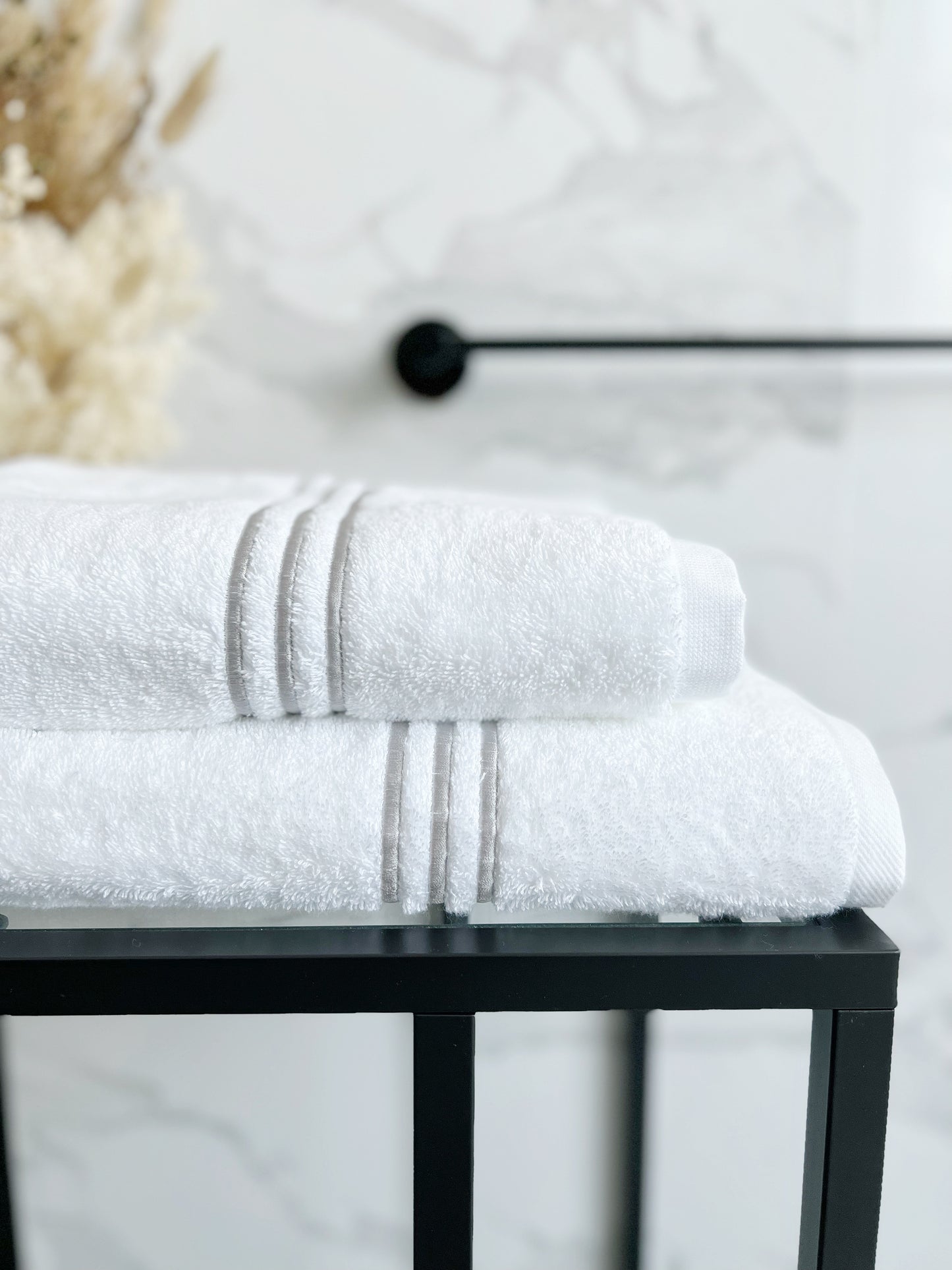 Luxury Signature Bath Towel Set (1 Adult Towel + 1 Kids Towel)