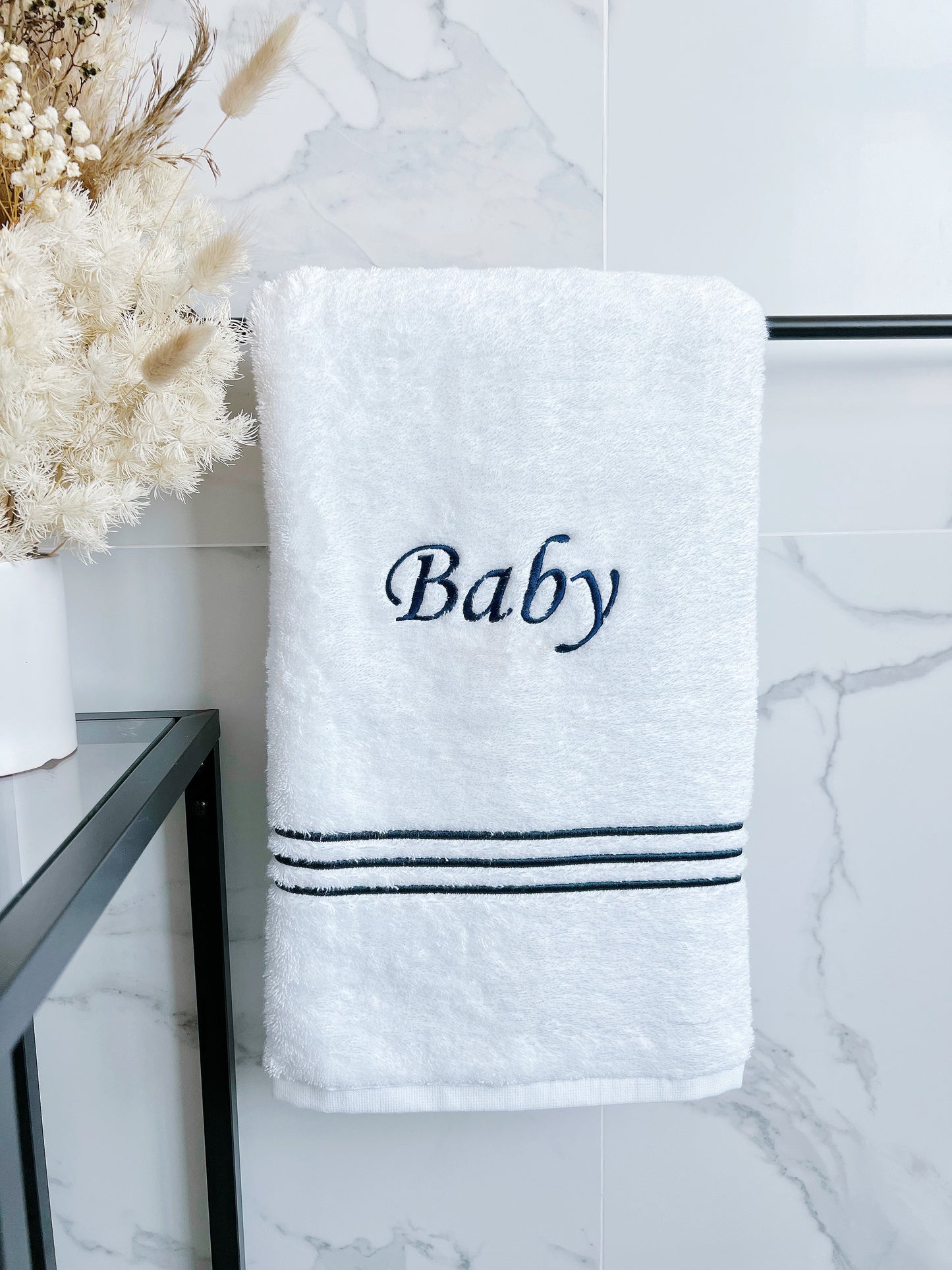 Personalised Baby Bath Towel