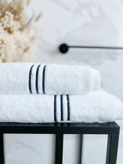 Luxury Signature Bath Towel Set (1 Adult Towel + 1 Kids Towel) - Count & Countess