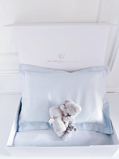 Boudoir Sham Pillow Baby Gift Set - Dreamy Blue - Count & Countess