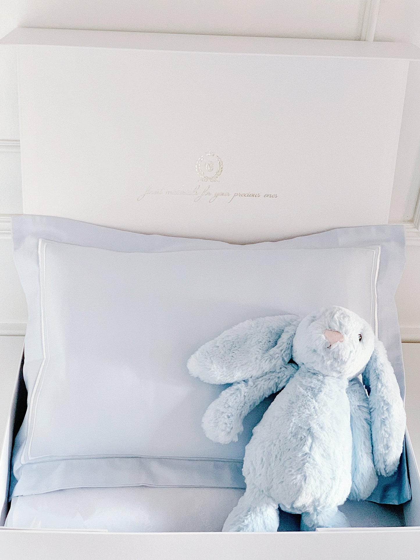 Boudoir Sham Pillow Baby Gift Set - Dreamy Blue