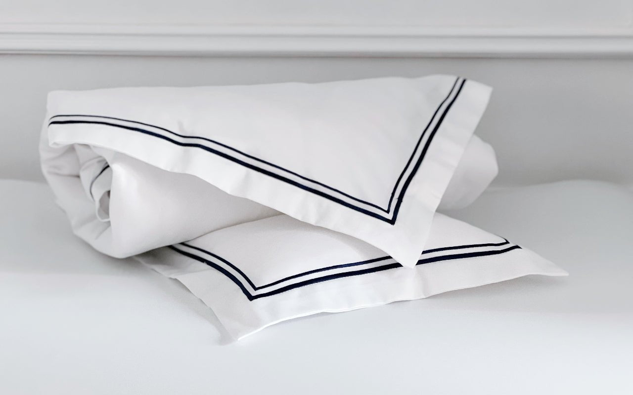 Egyptian Cotton Baby Pillow & Duvet Set - Symphony Blue