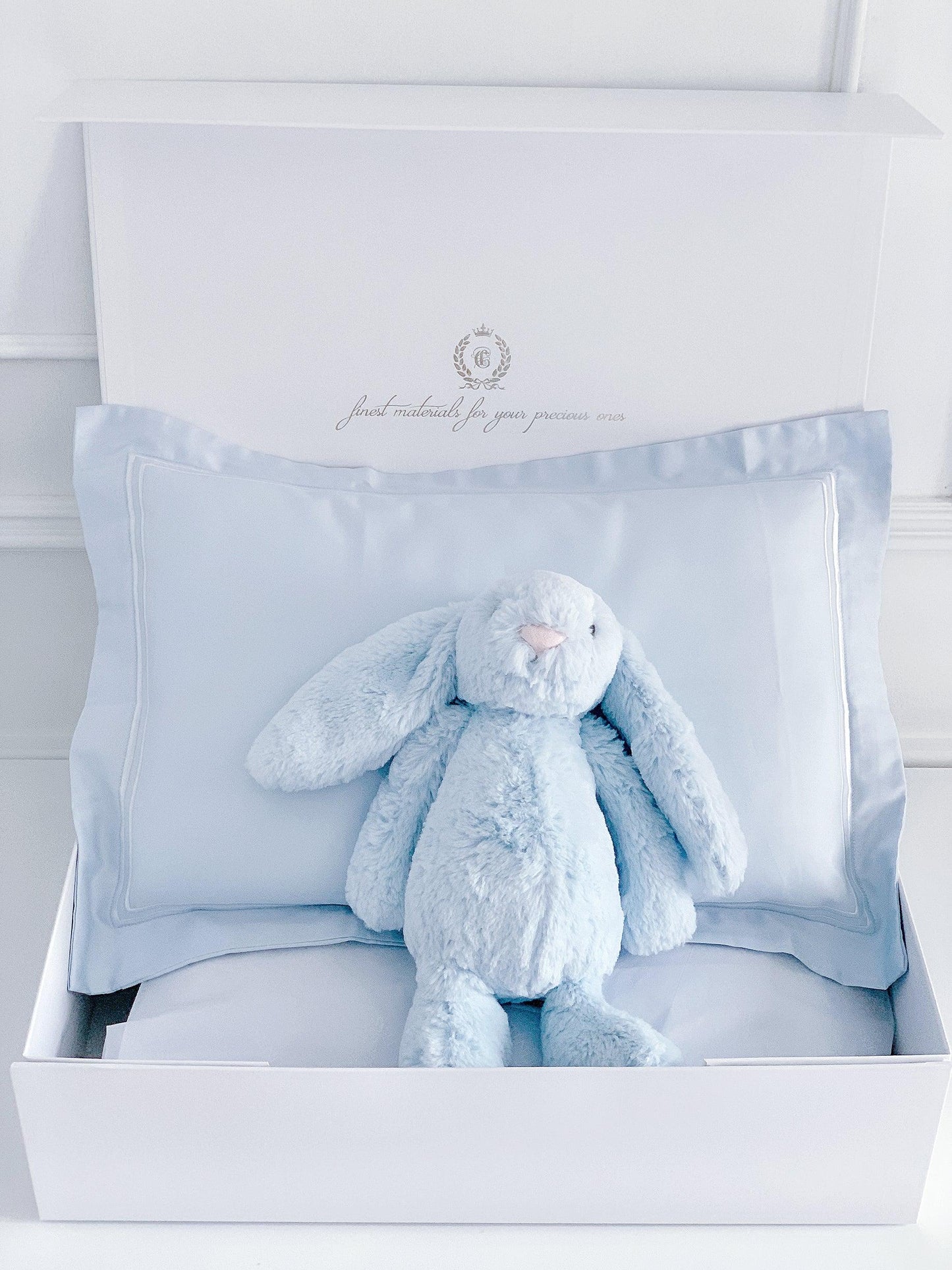 Boudoir Sham Pillow Baby Gift Set - Dreamy Blue