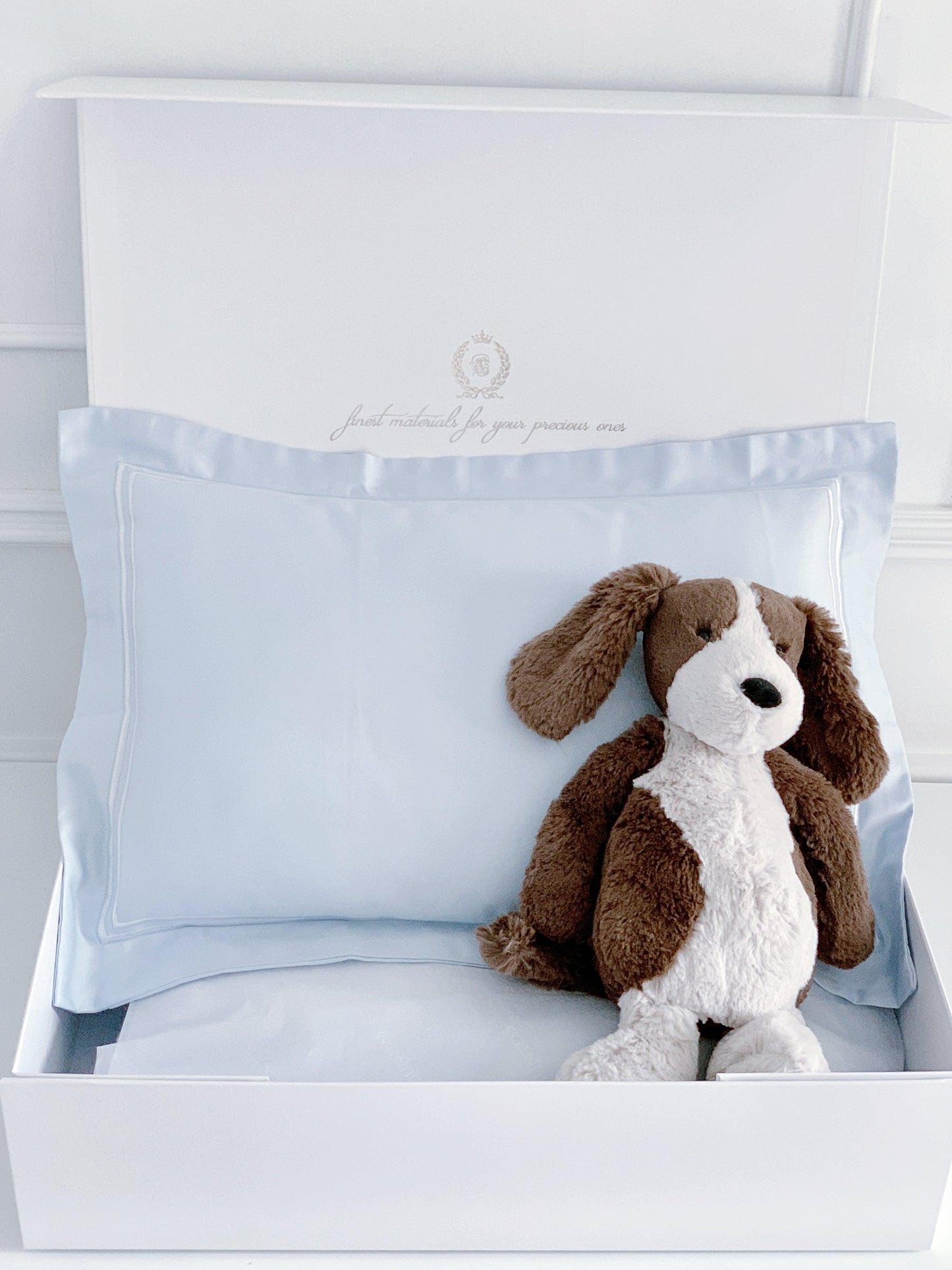 Boudoir Sham Pillow Baby Gift Set - Dreamy Blue