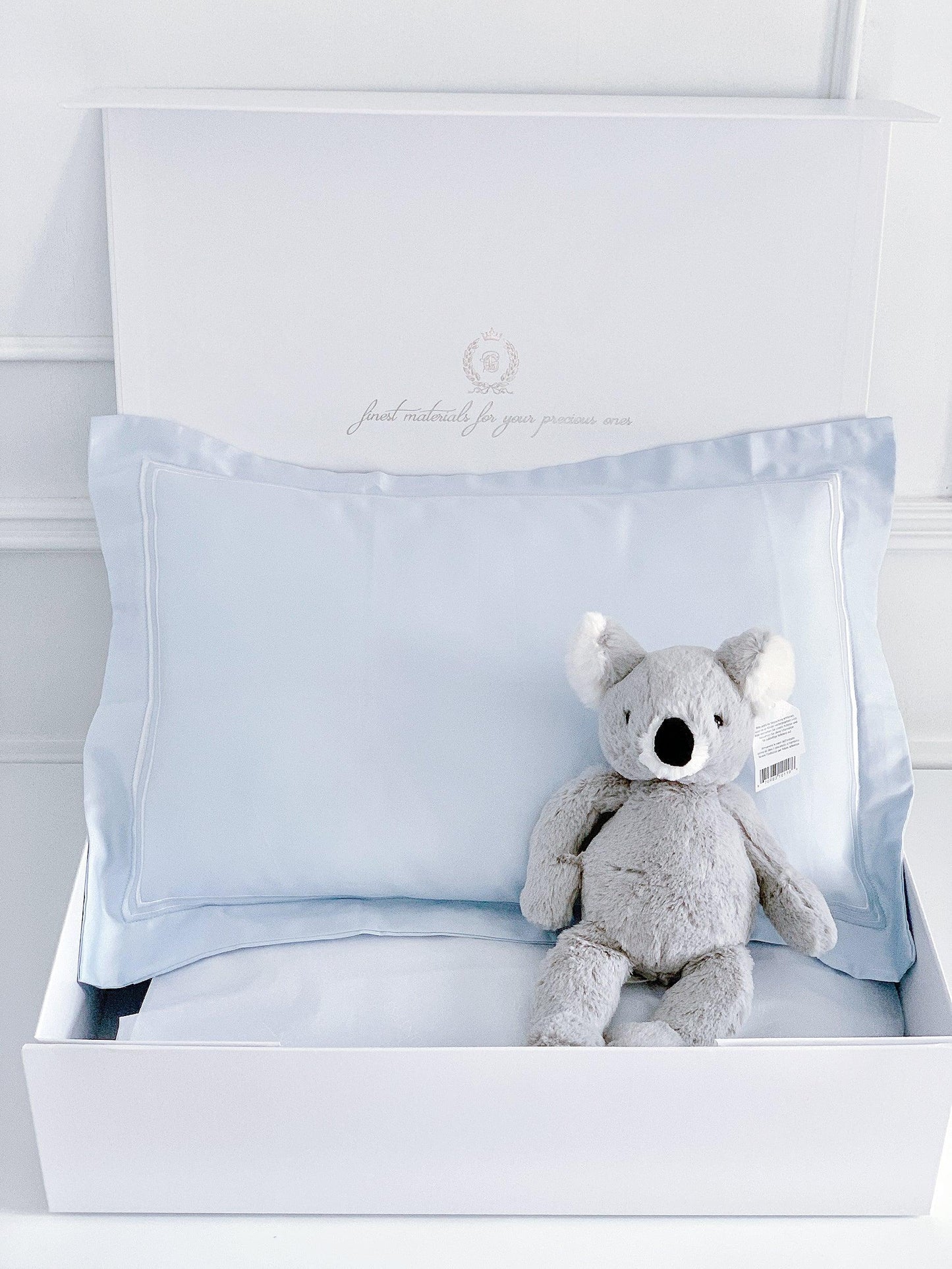 Boudoir Sham Pillow Baby Gift Set - Dreamy Blue