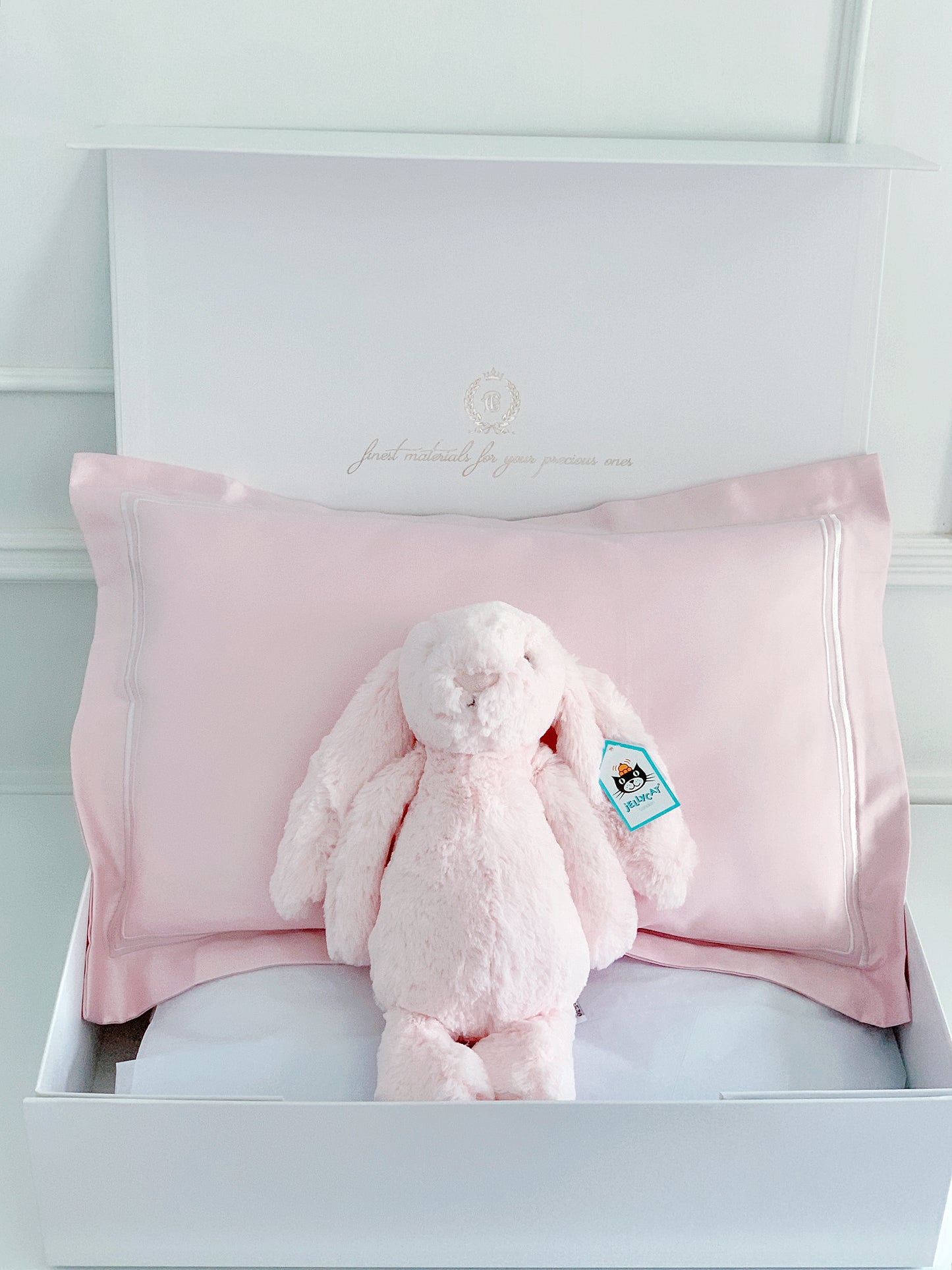 Boudoir Sham Pillow Baby Gift Set - Cradle Pink